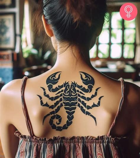 8 Breathtaking Tribal Scorpion Tattoo Designs With。